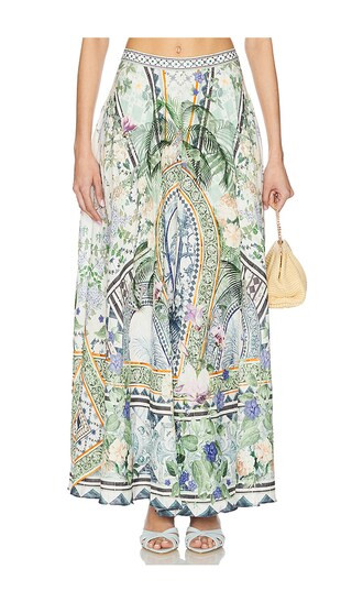 Maxi Skirt in Jardim Party | Revolve Clothing (Global)