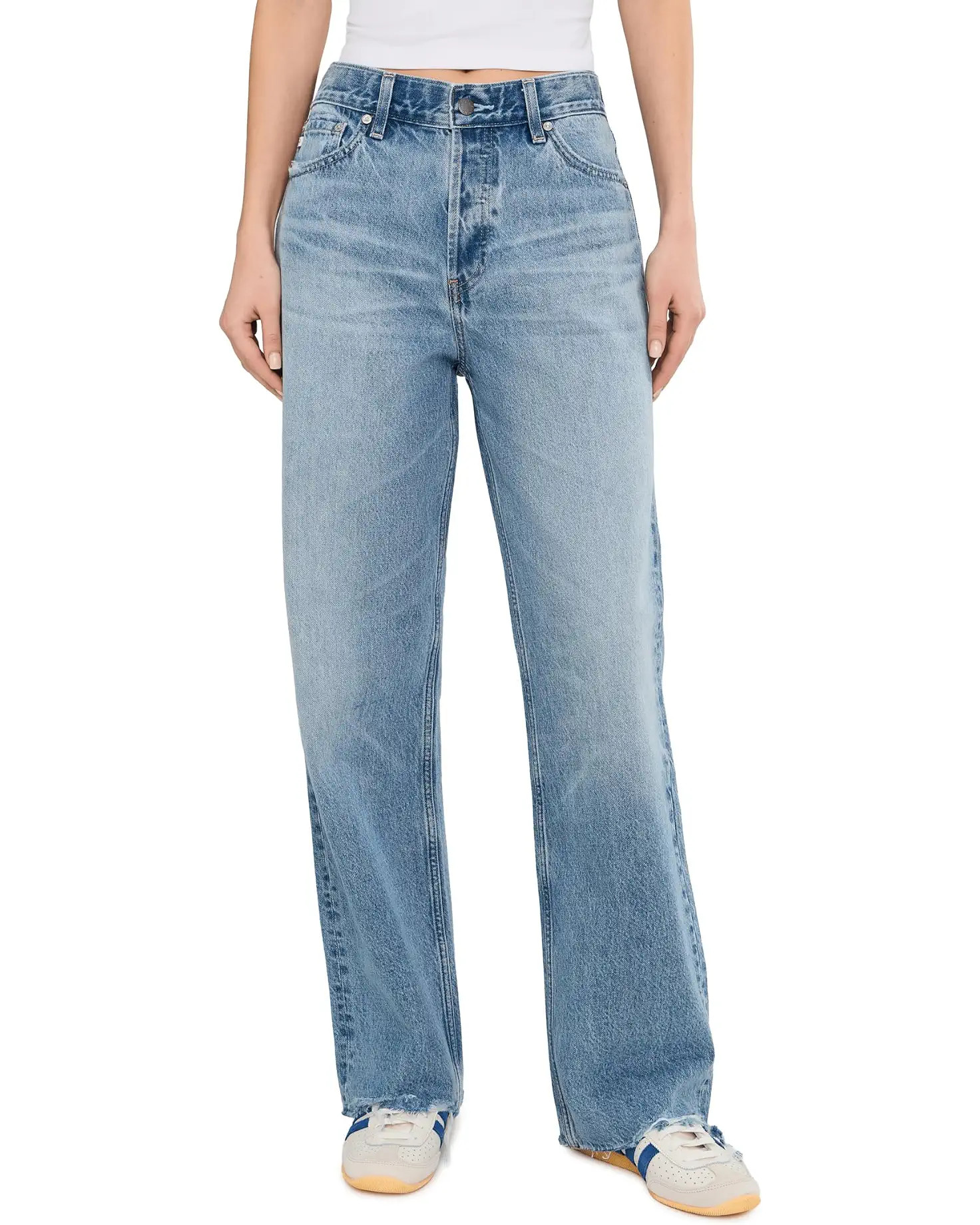 Women's AG Jeans Billie Relaxed Straight in Sierra Meadow | Zappos.com