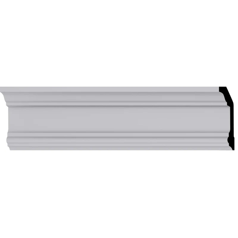 Ekena Millwork 4"H x 2 1/4"P x 4 1/2"F x 94 1/2"L Holmdel Traditional Smooth Crown Moulding & Rev... | Wayfair North America