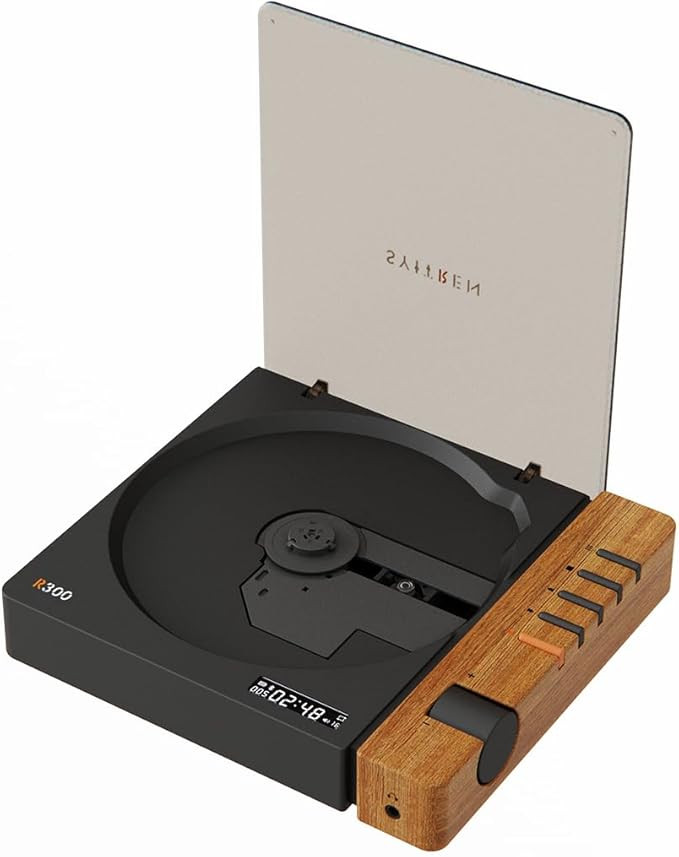 syitren R300 CD Player Portable Bluetooth Desktop Retro CD Players for Home,Without Speakers, Rec... | Amazon (US)