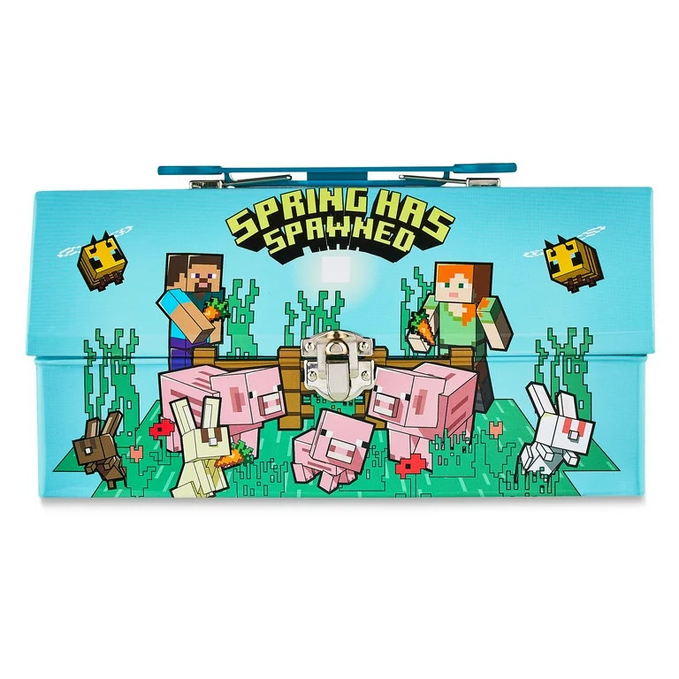 Toolbox Style Minecraft Tin Carry All with Wrench Handle, 1 Count, 4 inches High, Minecraft, Part... | Walmart (US)