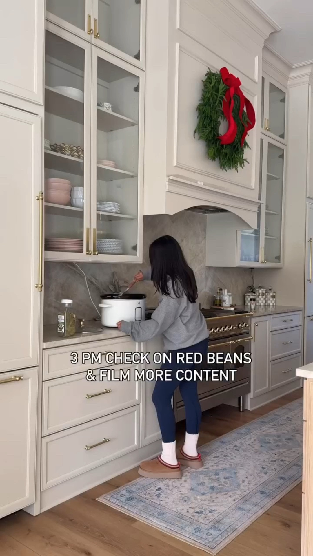 Comment “SHOP” & I’ll DM you all the details to shop these beautiful & affordable kitchen appliances from @walmart + a few @amazon kitchen essentials!

Red Beans Recipe: Ingredients: 
-1/2 tsp Salt & Pepper
- @theonepotmomma_ Seasoning to taste 
-Chopped onion, bell pepper & celery (I use -Guidry’s Creole seasoning, which comes chopped already)
-Bay leaf 
-1 pound dry red kidney beans
-1 can of @bluerunnerfoods New Orleans Style Red Beans -16 ounces Andouille sausage sliced
-1-2 oz of cooked ham  -4 cups low sodium chicken broth -serve over rice & top with chopped green onions  
Steps:
* Rinse kidney beans in a colander under cold water
* Not required, but I like to sauté my mixed veggies first before adding to crock pot
* Brown your sausage 
* Combine all of the ingredients in the slow cooker
* Cook on high for 6-8 hours or until the beans are completely cooked through and tender. Serve over rice & garnished with green onions. I always add Louisiana or crystal hot sauce to my bowl and some corn bread.

#redbeans #dayinthelife #morningroutine