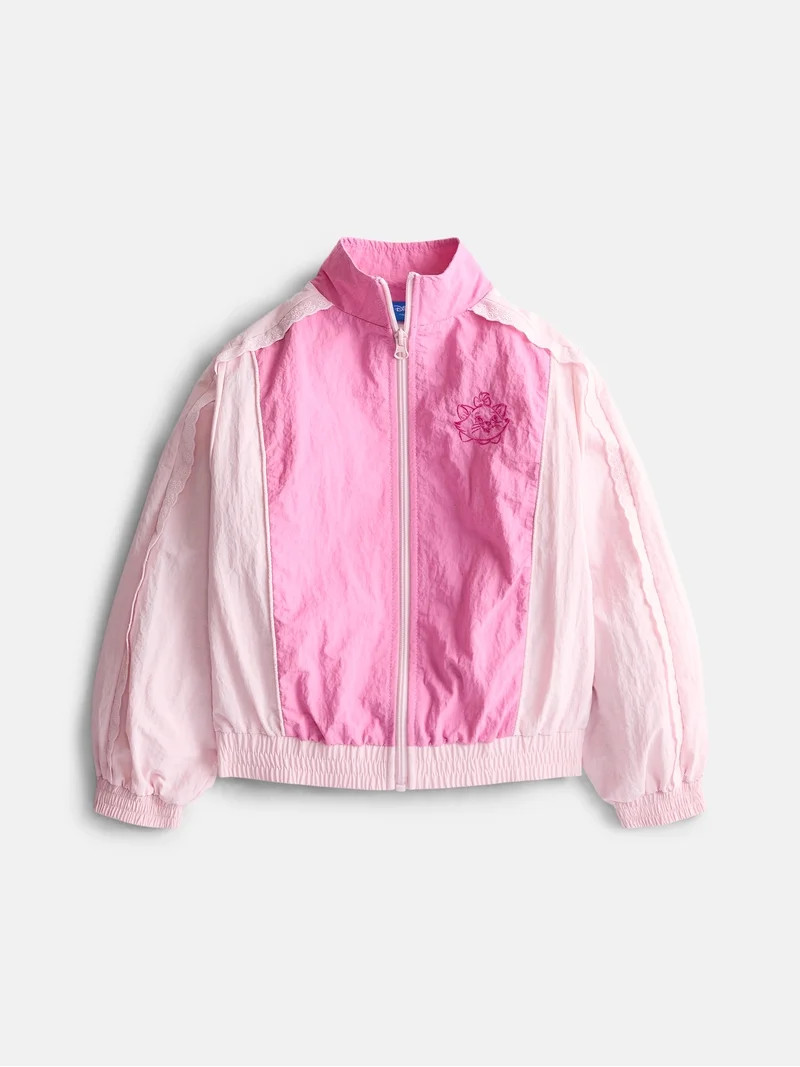 Color Pale Lilac selectedMarie Aristocats Girls Full Zip Track Jacket, Sizes 4-12Marie Aristocats... | Walmart (US)