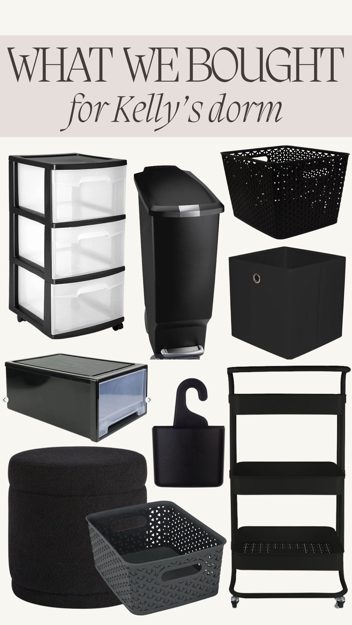 Kelly’s Dorms Essentials! Black Dorm Decor! Dorm Shopping

#LTKBacktoSchool #LTKSeasonal #LTKHome