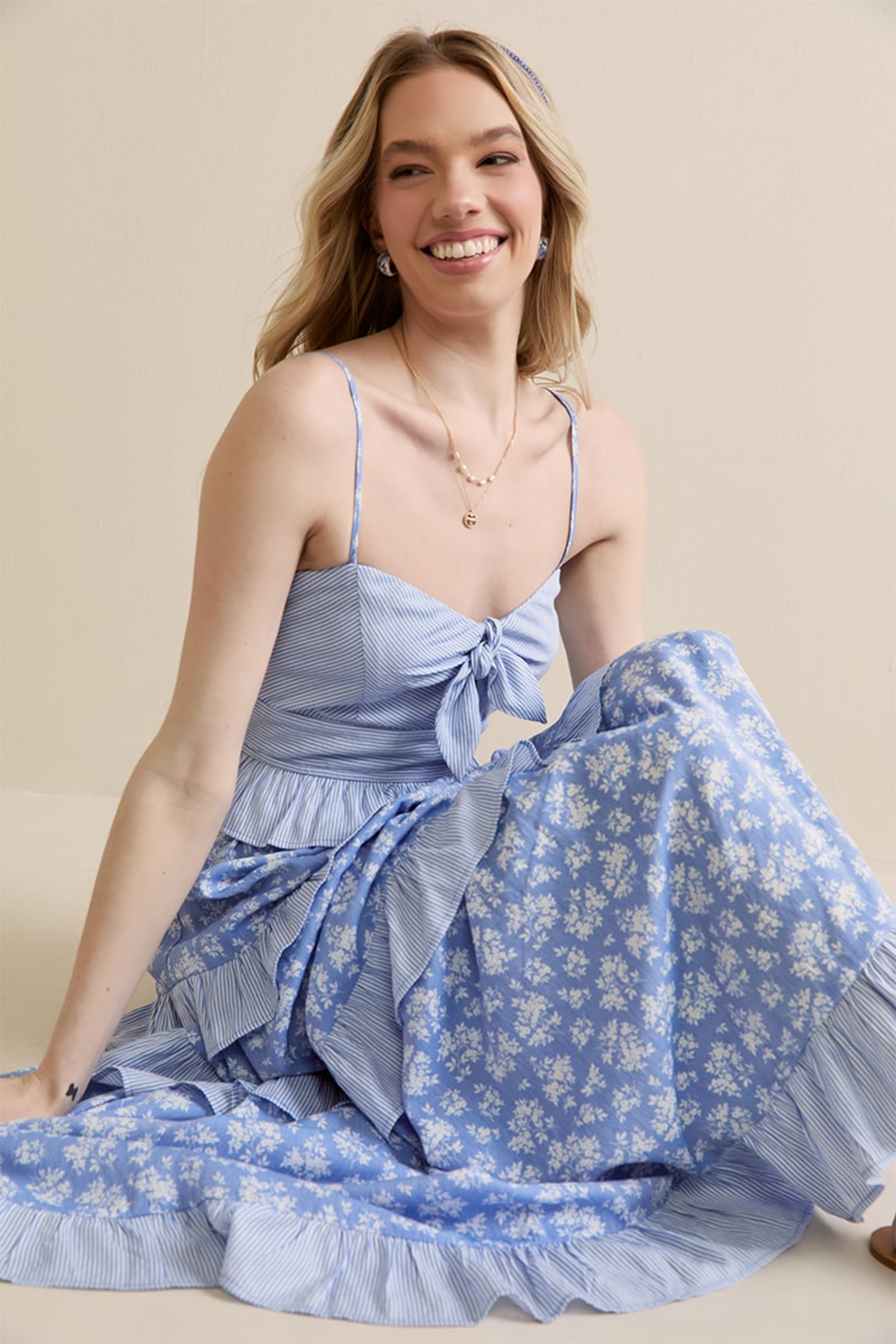 Billie Flounce Tiered Maxi Dress | Francesca's
