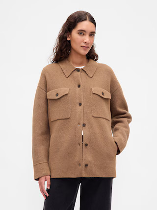 CashSoft Oversized Shirt Jacket | Gap (US)