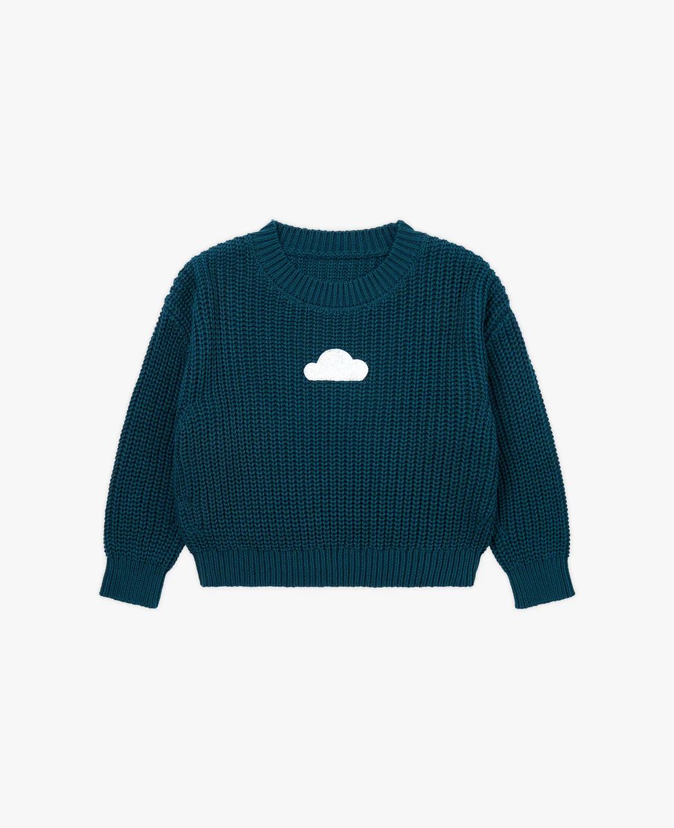 Oversize Knit Sweater - Cedar | Petite Revery