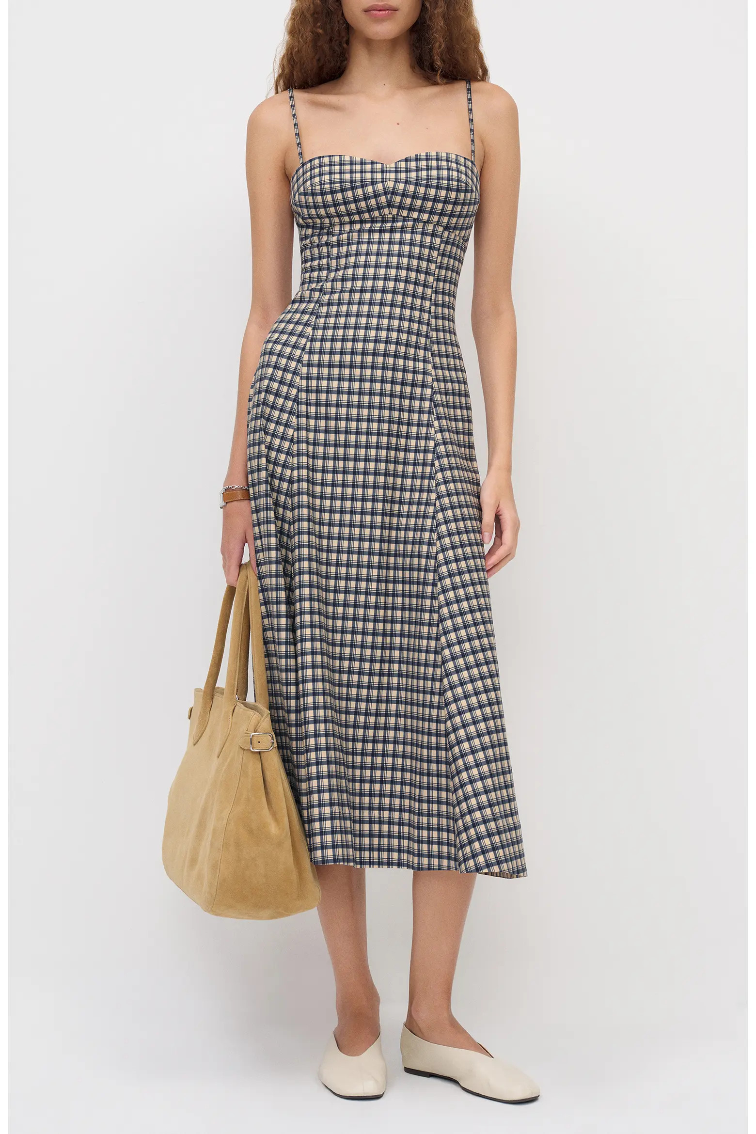 Kailani Plaid Midi Dress (Women) | Nordstrom | Nordstrom