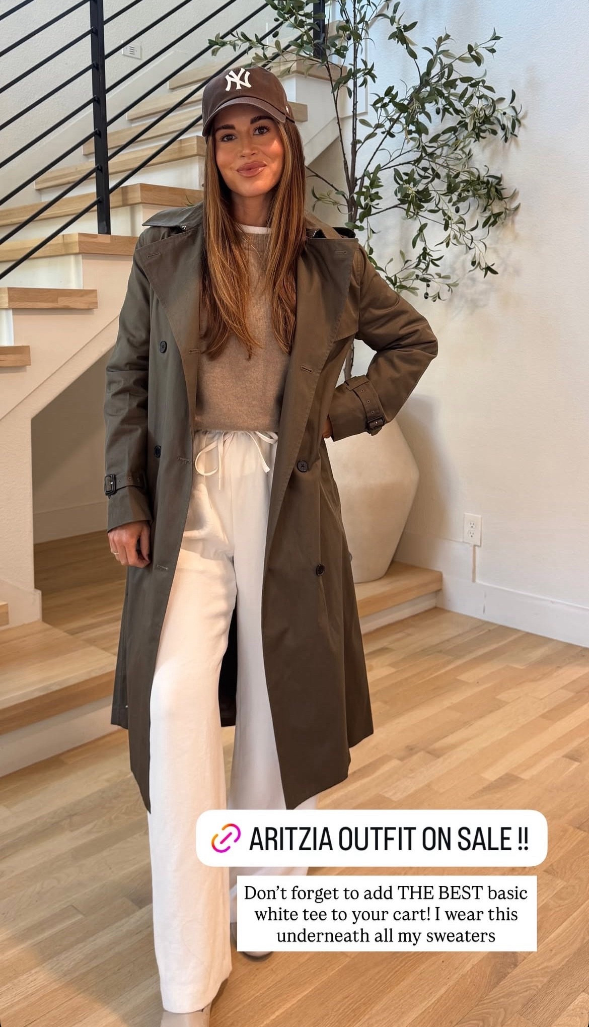 My entire Aritzia outfit is on sale right now!! 

Don't forget to add THE BEST basic white tee to your cart! I wear this underneath all my sweaters.

#LTKSaleAlert #LTKFindsUnder100 #LTKootd