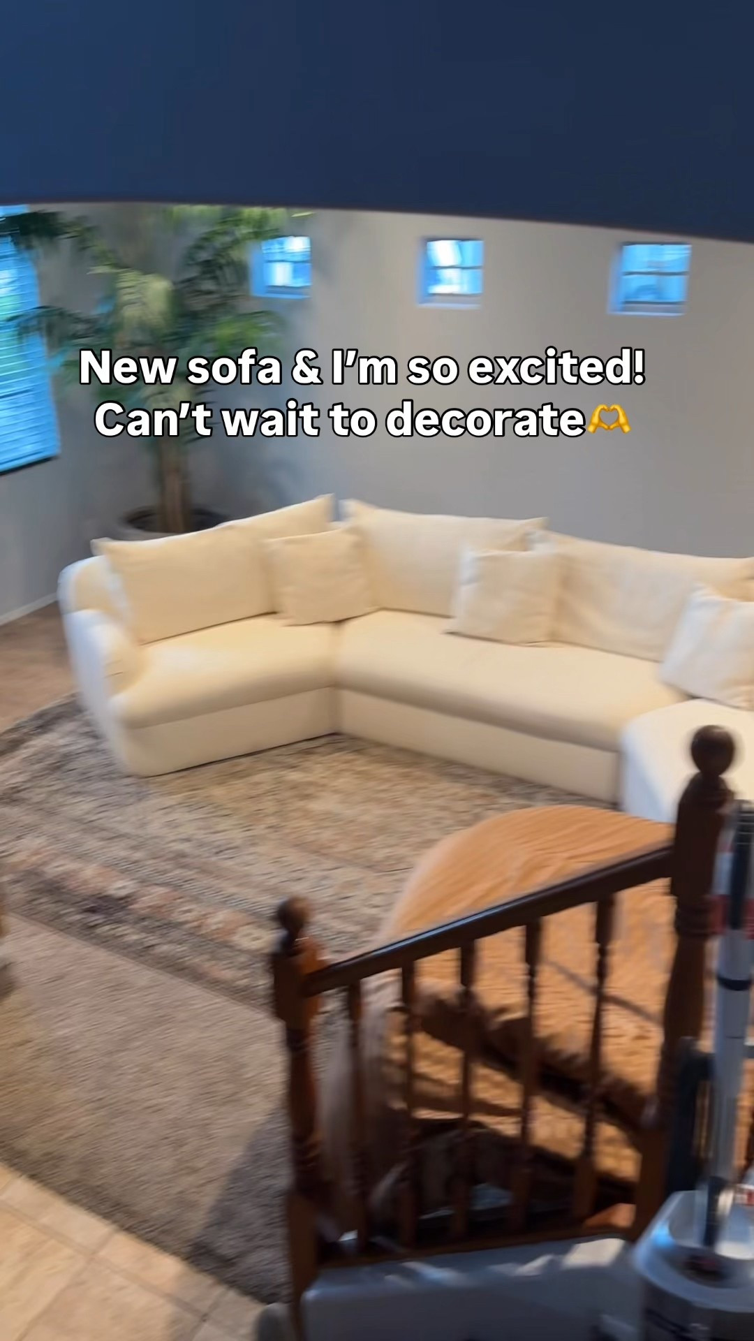 New sofa arrived today! Really excited to decorate :) 

#LTKHome