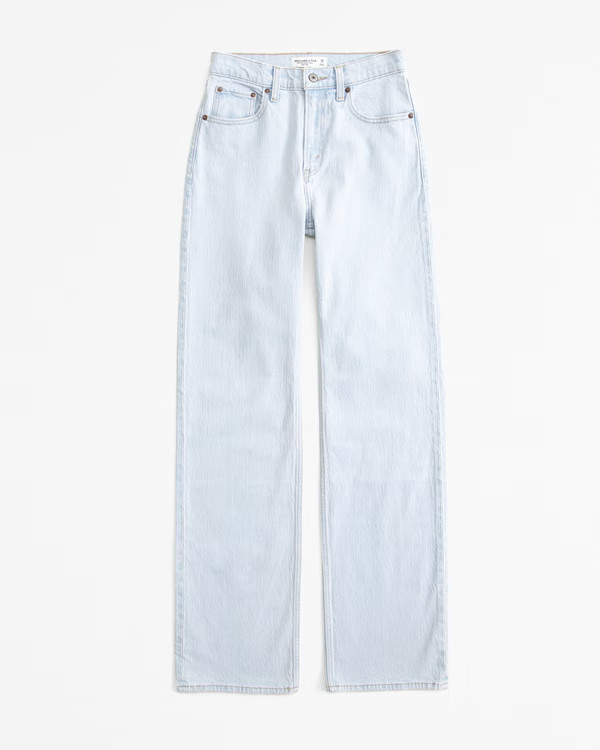 Women's High Rise 90s Relaxed Jean | Women's Bottoms | Abercrombie.com | Abercrombie & Fitch (UK)