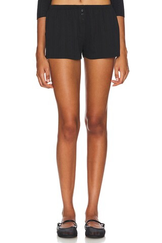 Cou Cou Intimates The Short in Black from Revolve.com | Revolve Clothing (Global)