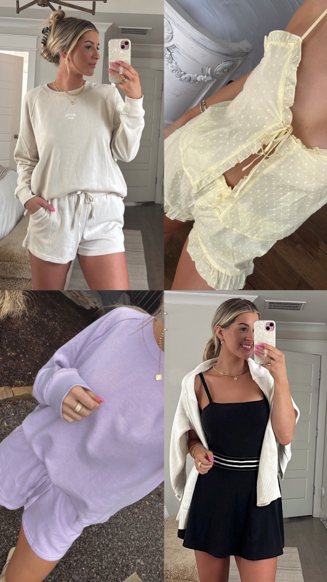 Target pajamas, lounge, and active! All true to size! 🤍

#LTKStyleTip #LTKActive