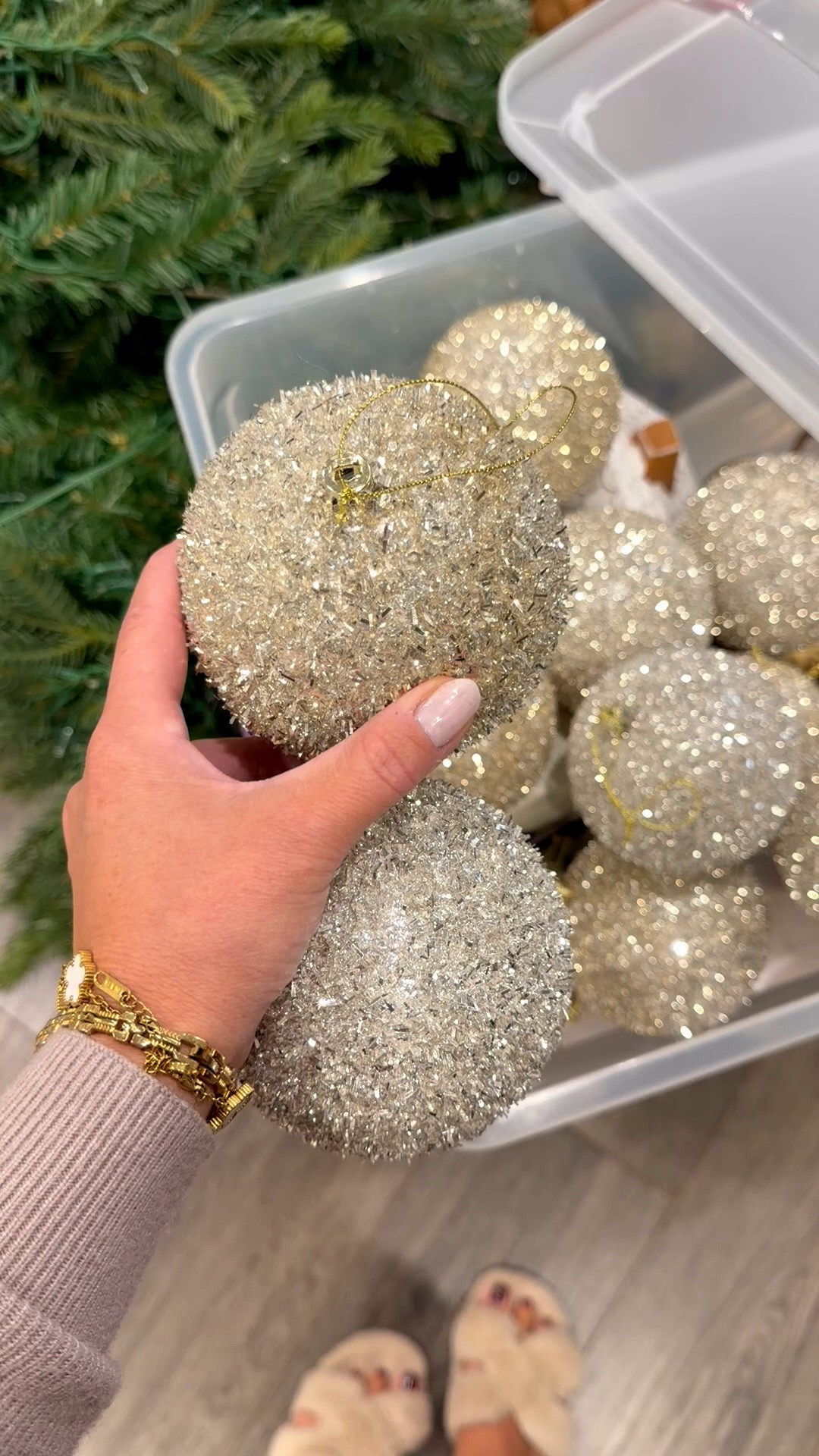 My favorite filler ornaments are back this year and in more colors! I think I will order the brown to mix in with these. @Target