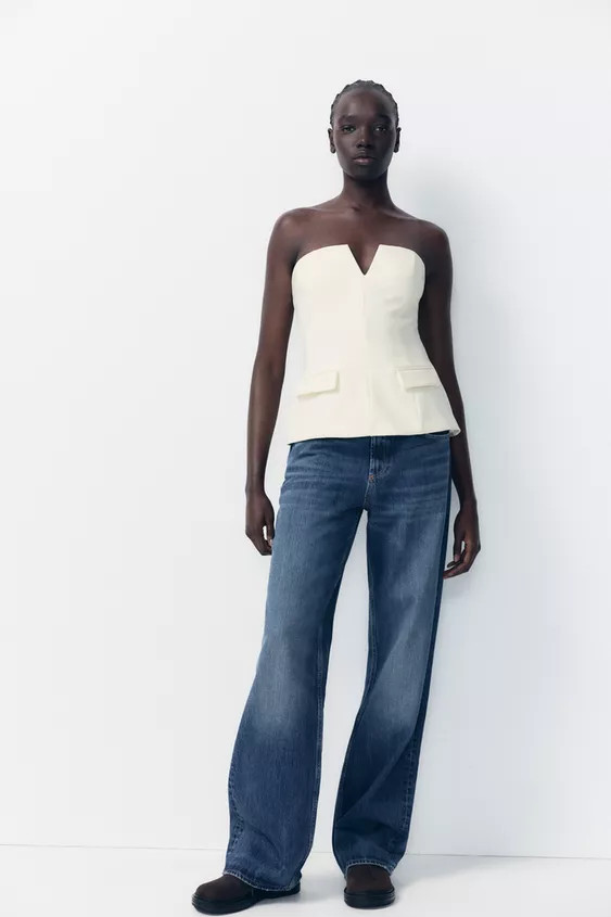 STRAPLESS TOP | Zara US