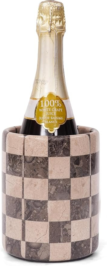 Marble Wine Chiller 6.5" Oceanic and Verona Beverage Cooler for Champagne, Ideal Christmas Bar De... | Amazon (US)