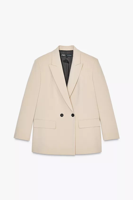 OVERSIZE DOUBLE-BREASTED BLAZER | Zara UK