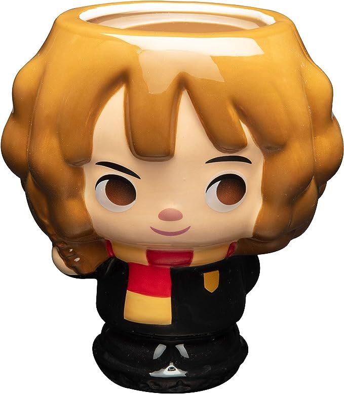 Harry Potter Hermione Granger Coffee Mug, 16 Oz - Figural Kawaii Goblet Cup Design - Ceramic, No ... | Amazon (US)