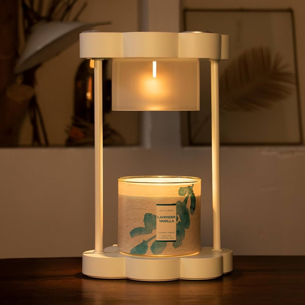 Candle Warmer Lamp with Dimmer, 2H/4H/8H Timer, Compatible with Yankee Candle Large Jar Candle, H... | Amazon (US)