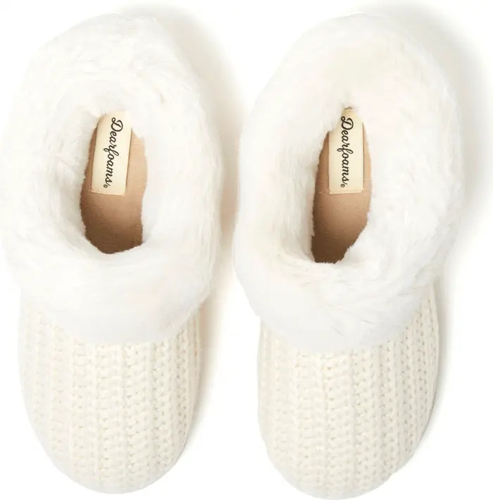 Hannah Festive Knit Clog Slipper (Women) | Nordstrom