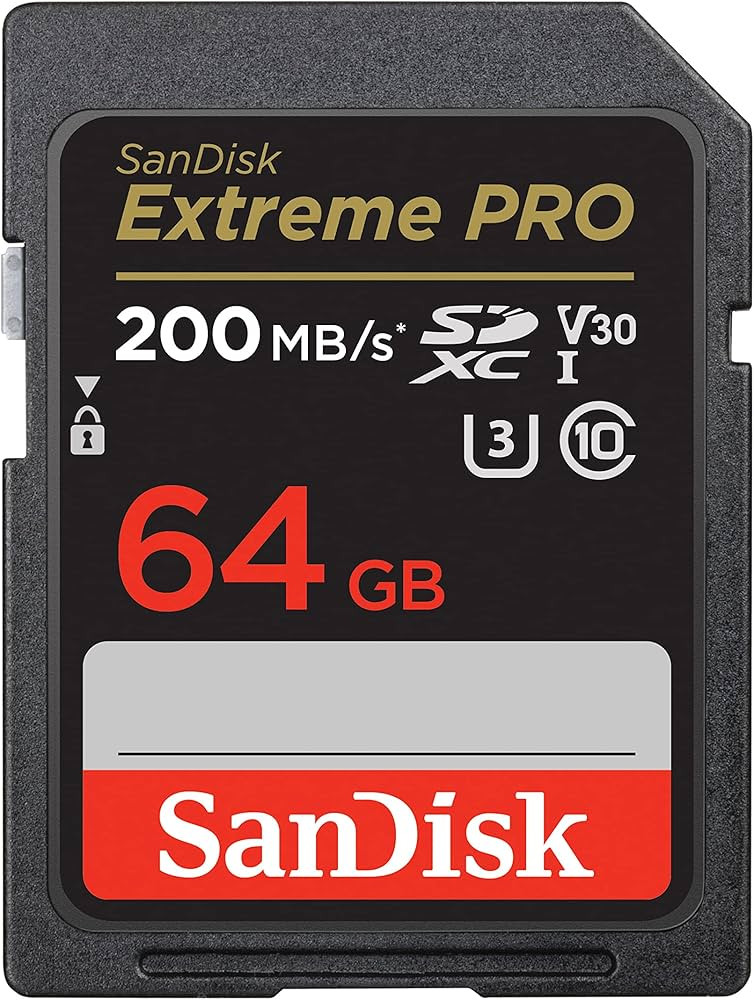 SanDisk 64GB Extreme PRO SDXC UHS-I Memory Card - C10, U3, V30, 4K UHD, SD Card - SDSDXXU-064G-GN... | Amazon (US)