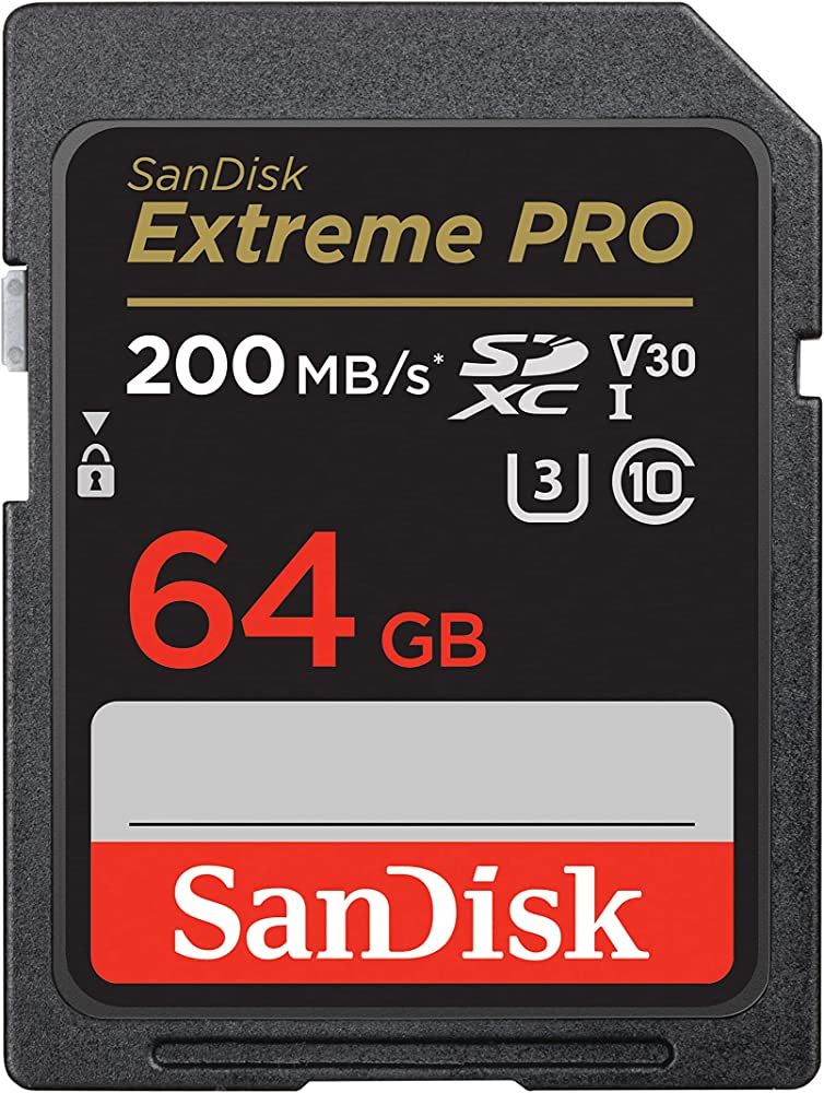 SanDisk 64GB Extreme PRO SDXC UHS-I Memory Card - C10, U3, V30, 4K UHD, SD Card - SDSDXXU-064G-GN... | Amazon (US)