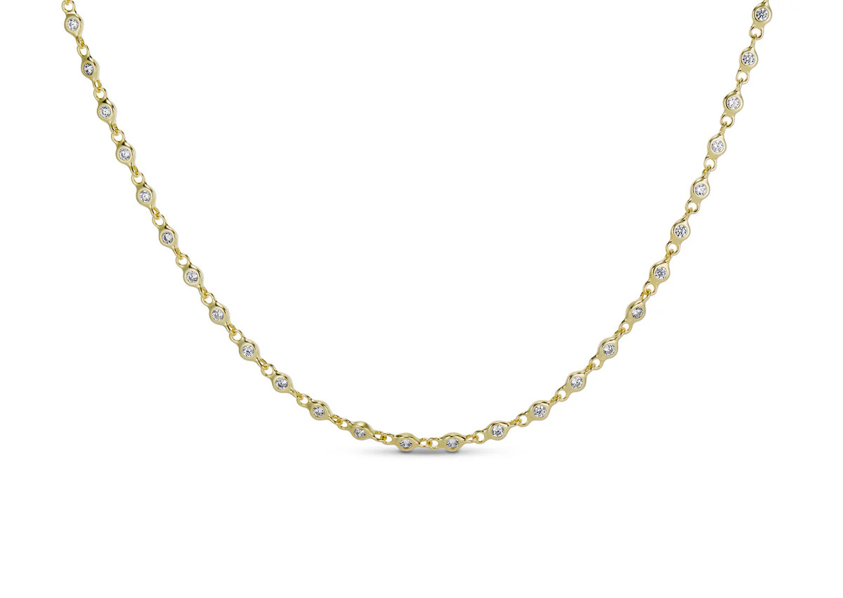 CZ INFINITY LINK NECKLACE | EP JEWELS 