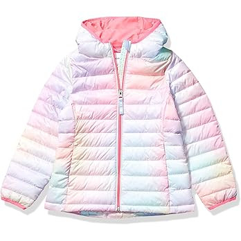 Amazon Essentials Girls and Toddlers' Lightweight Water-Resistant Packable Hooded Puffer Jacket | Amazon (US)