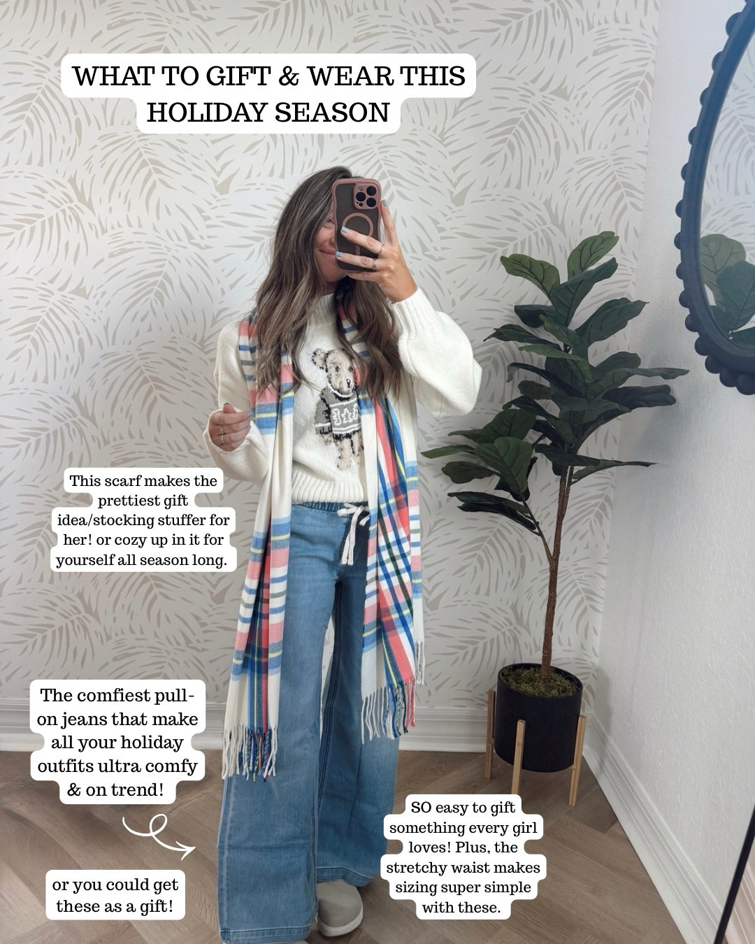 Tis the season to SHOP! 🤭 grab one of these finds for yourself & one for a friend because— why not?! I know how much we all love AE here! These jeans are seriously such a dream (they really do live up to their name!). I recommend sizing down in every item except the long sleeve tan is true to size. @americaneagle #AEPartner #AEJeans #giftsforher #giftideas #christmasshopping #whattowear