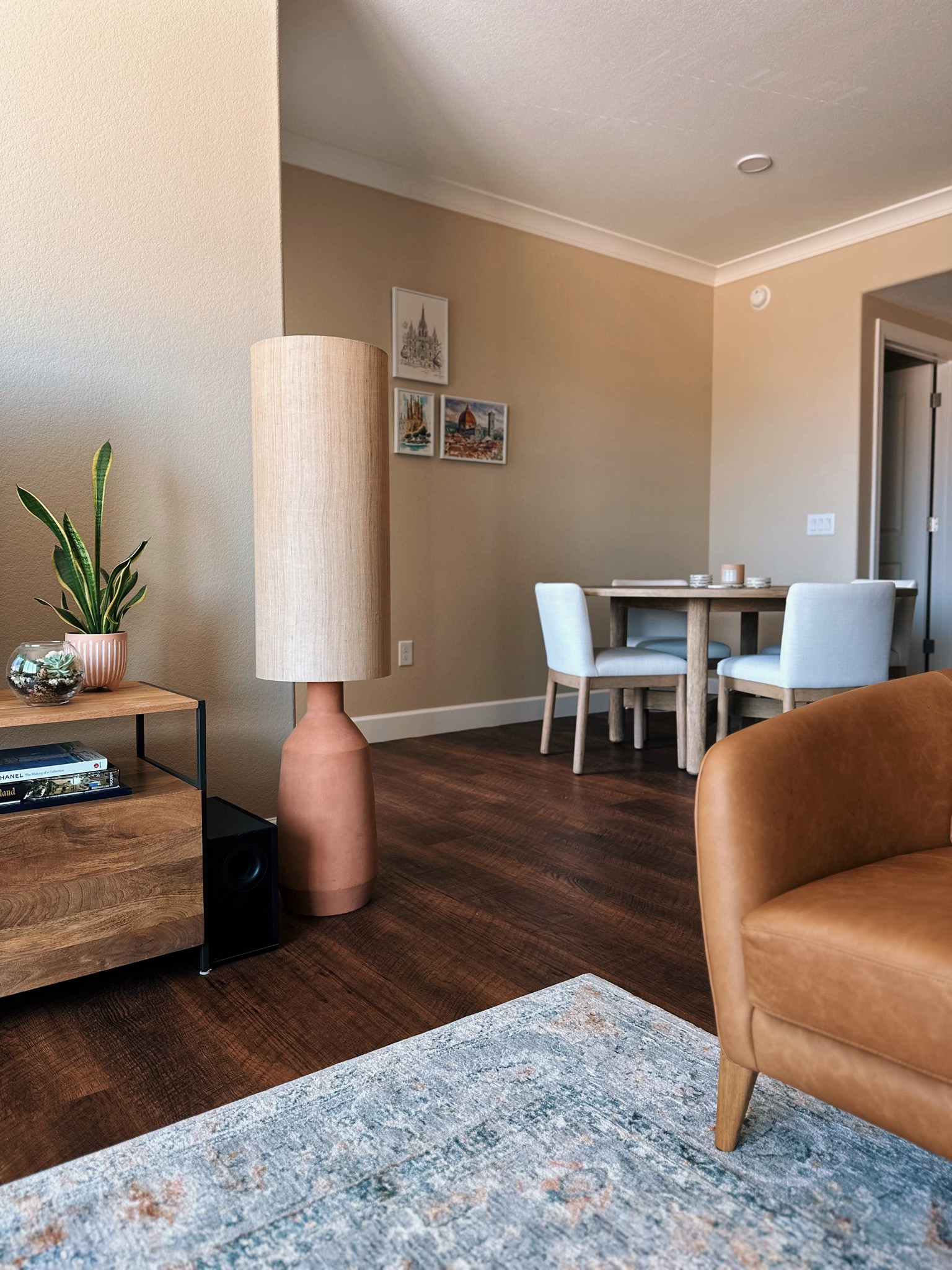 Happy little home moments ✨ I posted a poll on my instagram last week & you all voted to see more home decor inspo which makes me so happy! One of my favorite things we bought for our new apartment is this terracotta lamp. It feels like a piece of art! 

#LTKHome