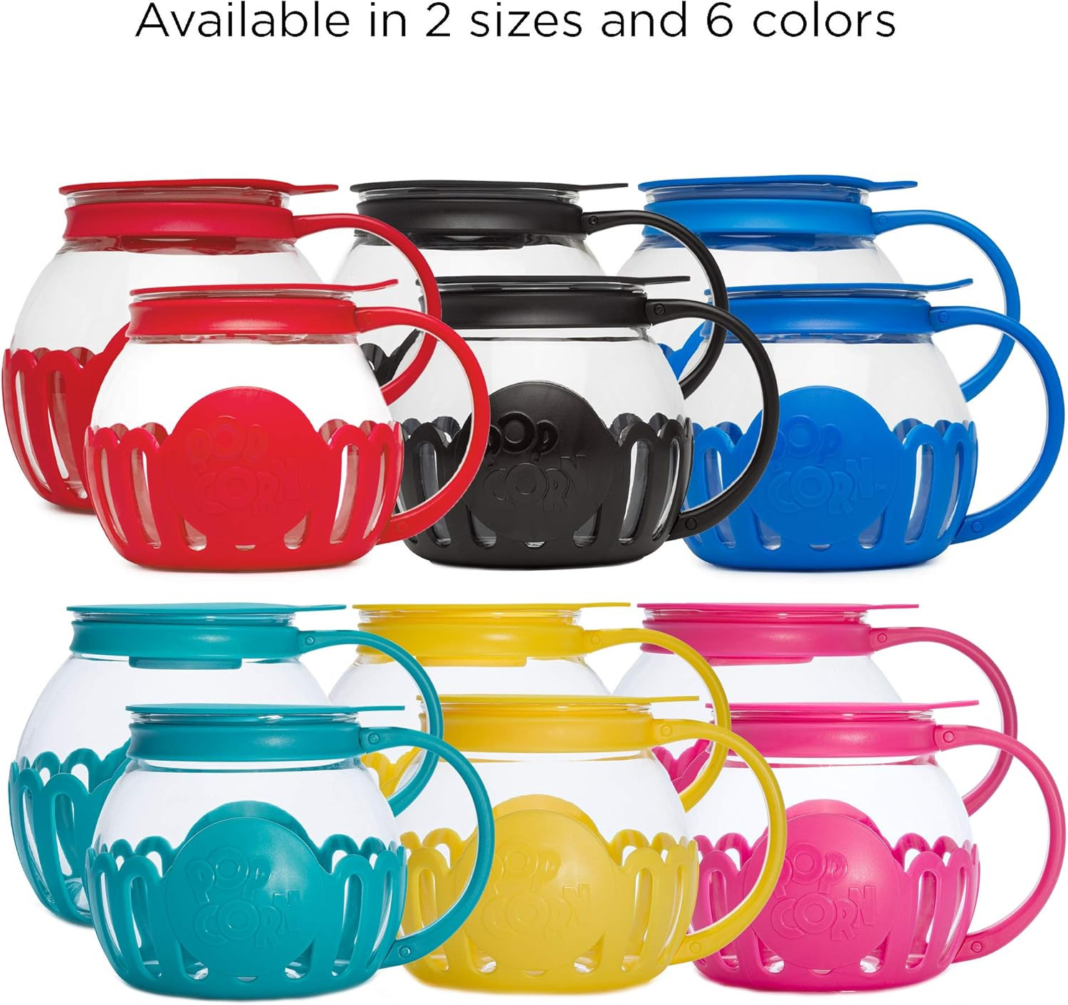 Ecolution Patented Microwave Micro-Pop Popcorn Popper, Borosilicate Glass, 3-in-1 Lid, Dishwasher... | Amazon (US)