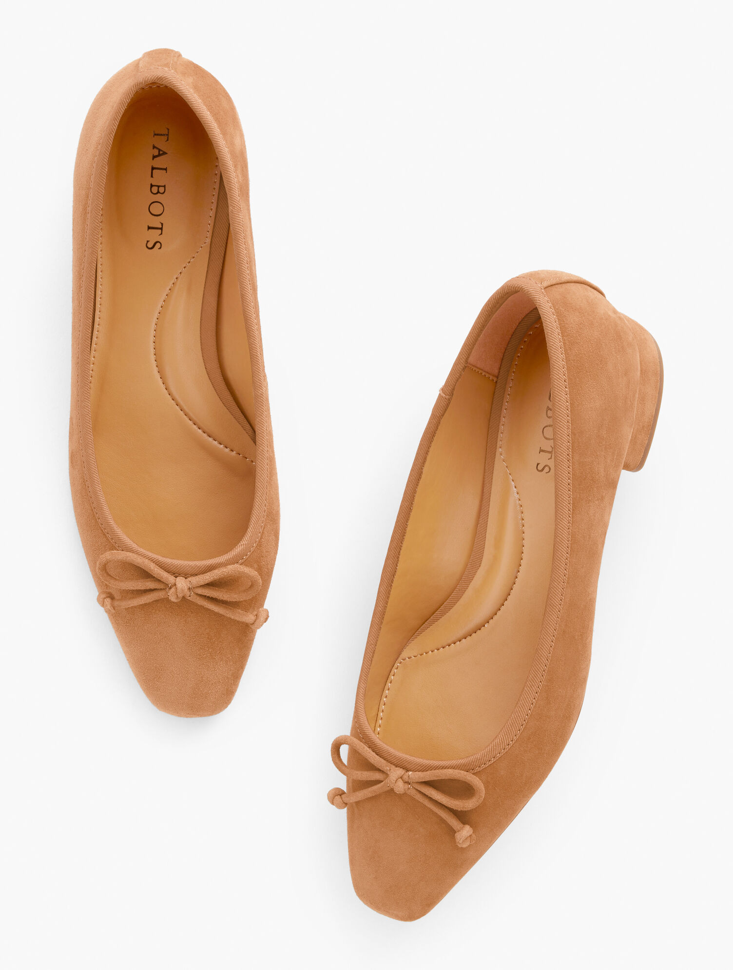 Vanessa Suede Block Heel Pumps | Talbots