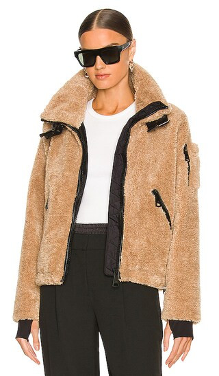 Sherpa Denver Jacket in Camel | Revolve Clothing (Global)