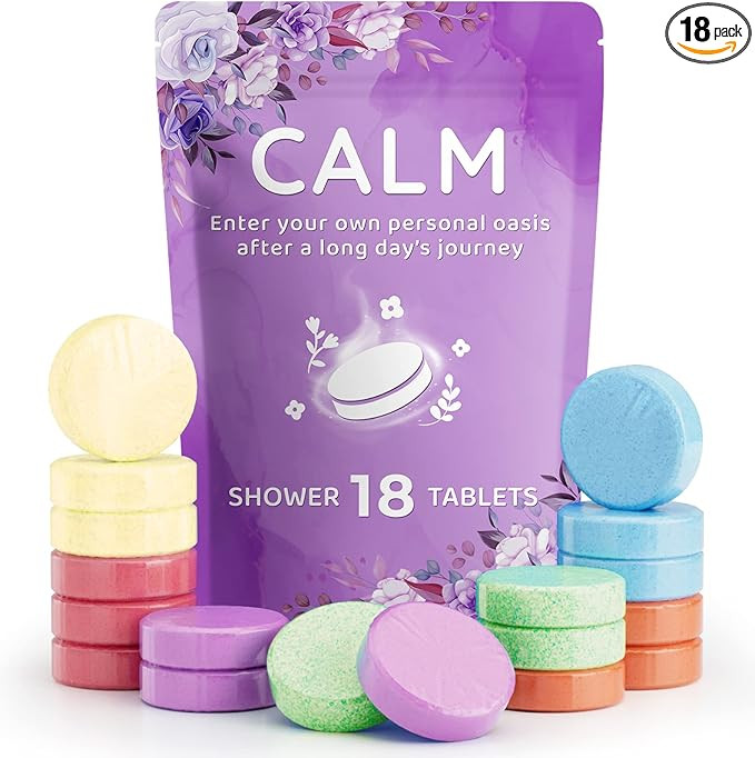 DeckTheHalls 18 Pack Shower Steamers - Christmas, Birthday Presents - Shower Bombs with Lavender ... | Amazon (US)
