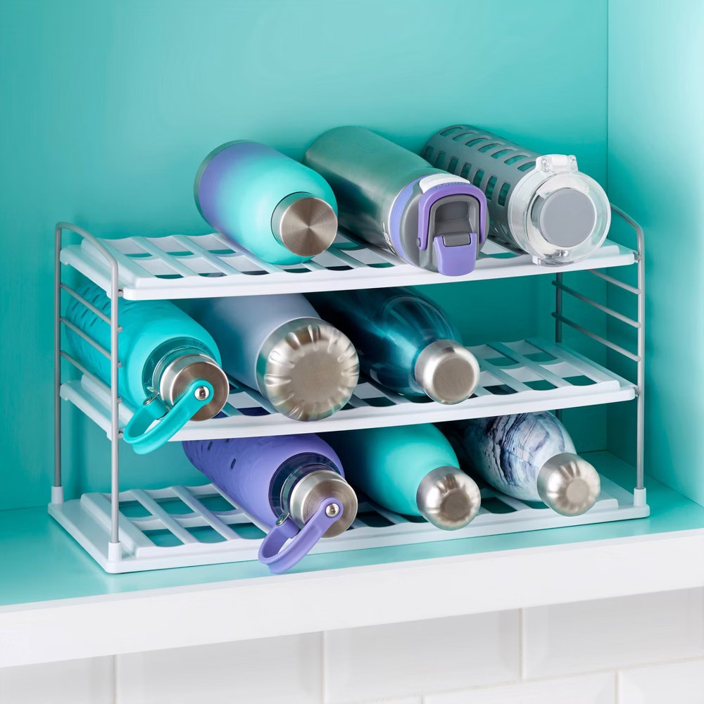 YouCopia UpSpace 3 Shelf Wide Bottle Organizer | Target