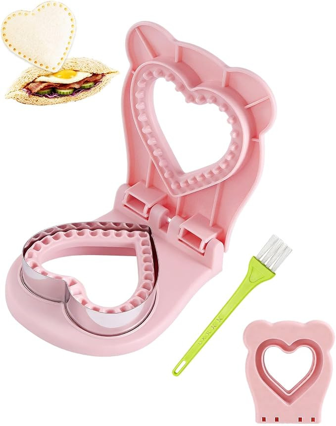 CHICHAUS Uncrustable Sandwich Maker,Sandwiches Pocket Circle Shape 3.7Inch Sandwich Cutter and Se... | Amazon (US)