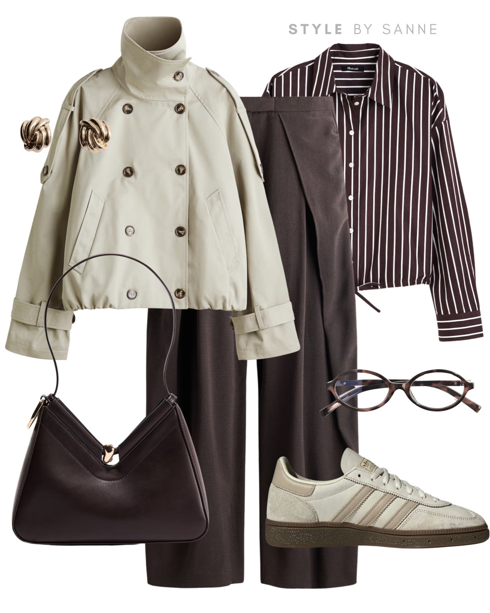 A classic beige trench paired with light denim creates a timeless, effortless base. Styled with a black halter top, minimal heels and a structured bag for a chic contrast between casual and elevated pieces.🤎

#LTKspring #LTKsummer #LTKstyletip