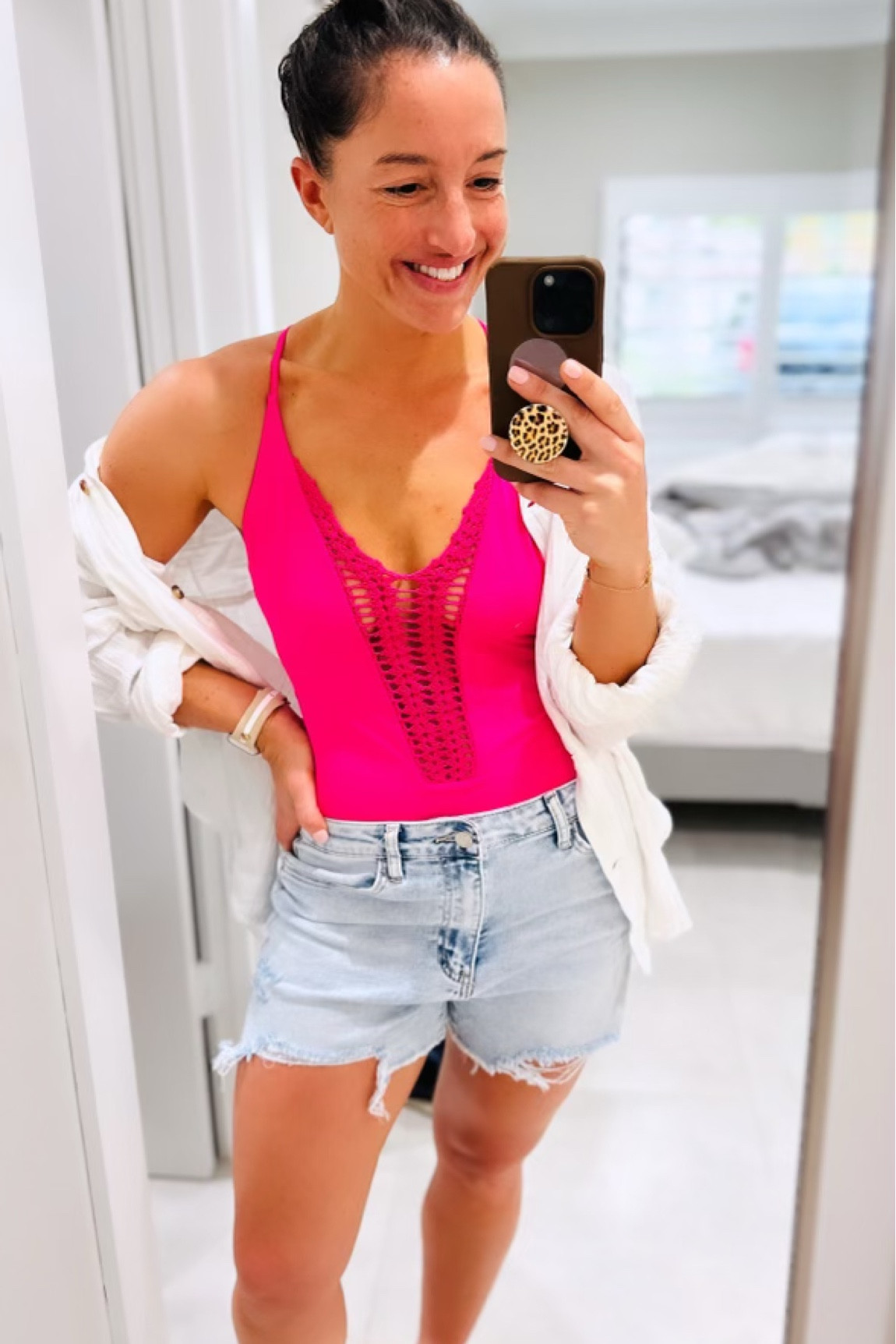 OOTD
simple and easy! 
VICI shorts on sale with LTK Spring sale! 
Amazon swimsuit for the win!


#LTKfindsunder50 #LTKSeasonal #LTKstyletip