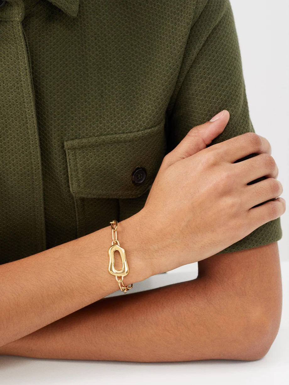 Leona 18kt gold-plated bracelet | Matches (US)