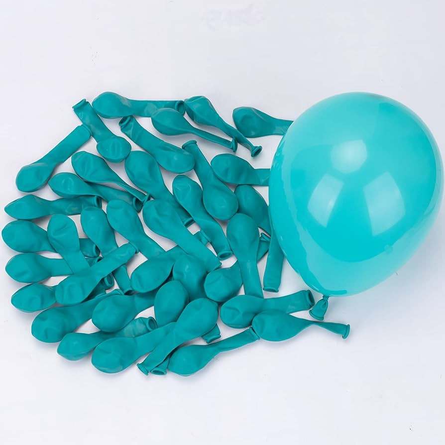 5Inch Tiffany Blue Balloons Teal Balloon Pastel Turquoise Latex Helium party Balloons 120 PCS for... | Amazon (US)