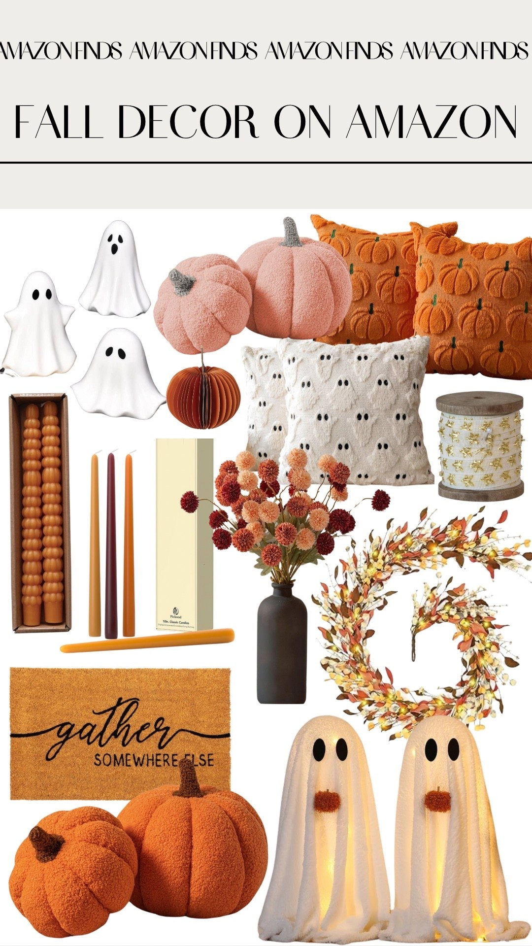 Fall decor in my Amazon cart! Sharing for my fellow fall girlies 🍂🎃👻

#LTKSeasonal #LTKautumn #LTKFindsUnder50
