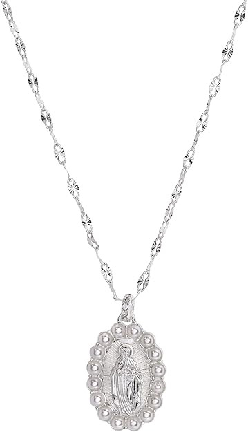 Alex and Ani Divine Guides Mary Pendant Necklace | Amazon (US)