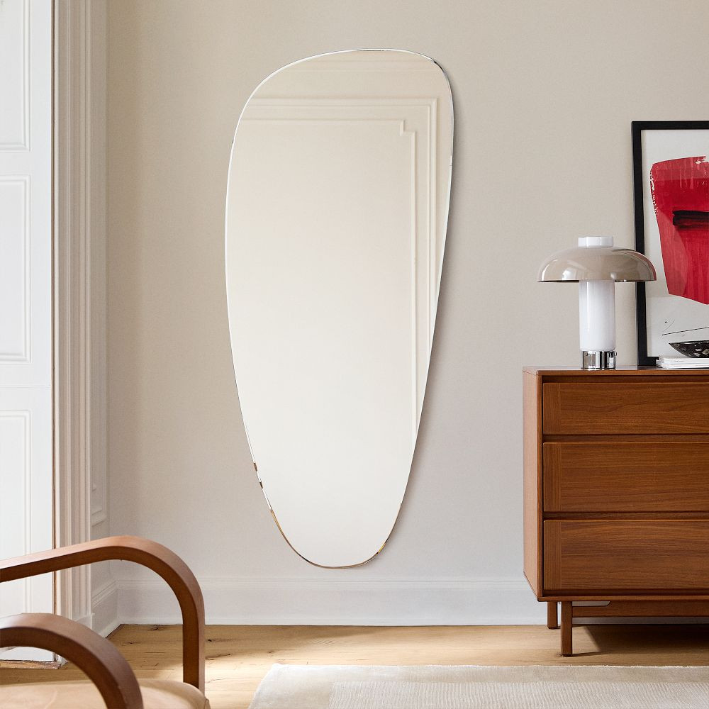 Fenny Frameless Full Length Wall Mirror | West Elm (US)