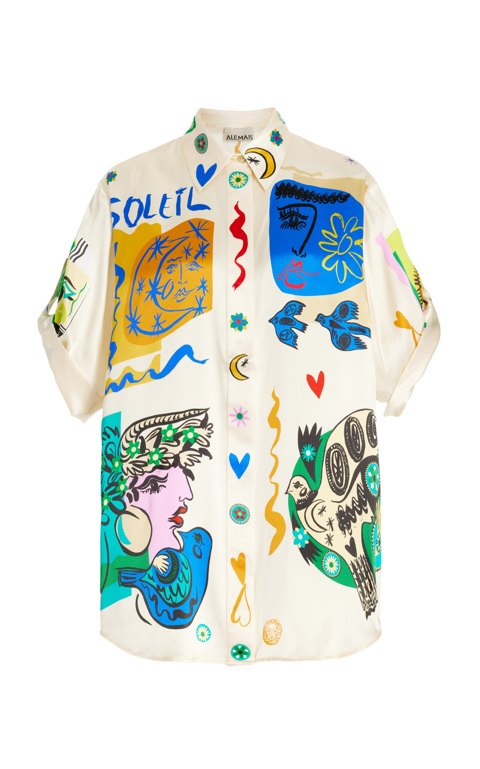 Soleil Oversized Silk Shirt | Moda Operandi (Global)