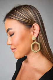 Elliot Statement Earrings - Gold | BuddyLove