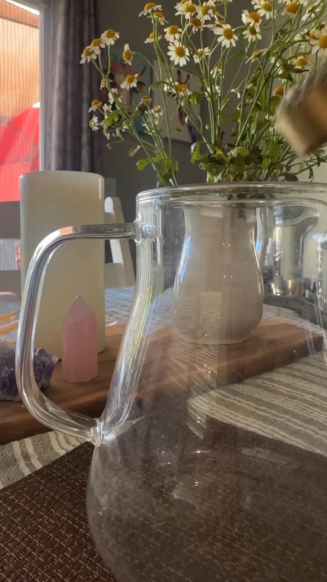 making a lavender tea to use in a night time mocktail before bed.

#LTKOver40 #LTKFitness #LTKFindsUnder50