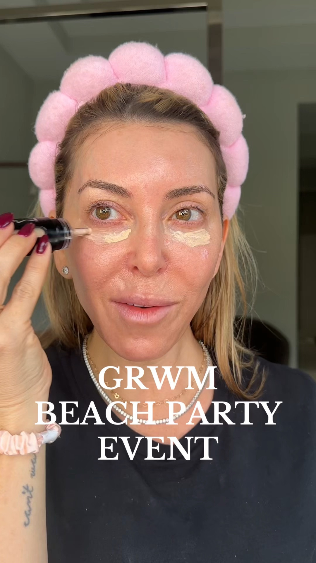Getting ready for a beach party event! 🌊✨ Showing you my go-to summer glam routine that’s all about effortless beauty and sun-kissed vibes. ☀️💕 Sharing tips to keep your makeup fresh, even by the waves! Anyone else ready for some beachy fun?

#LTKBeauty #LTKOver40 #LTKVideo