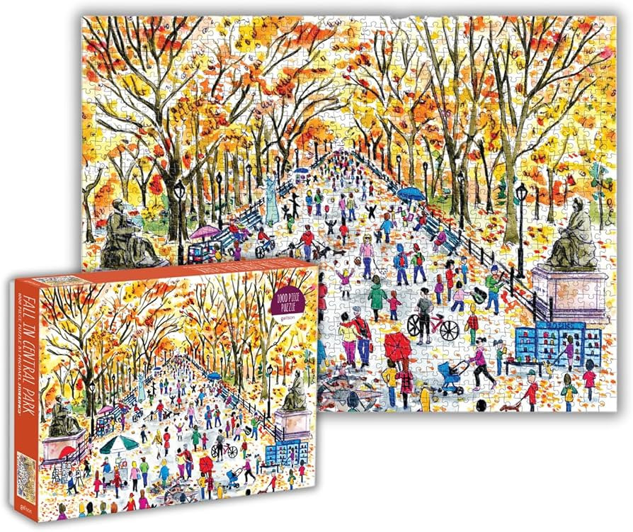 Galison Michael Storrings Fall in Central Park – 1000 Piece Puzzle Fun and Challenging Activity... | Amazon (US)