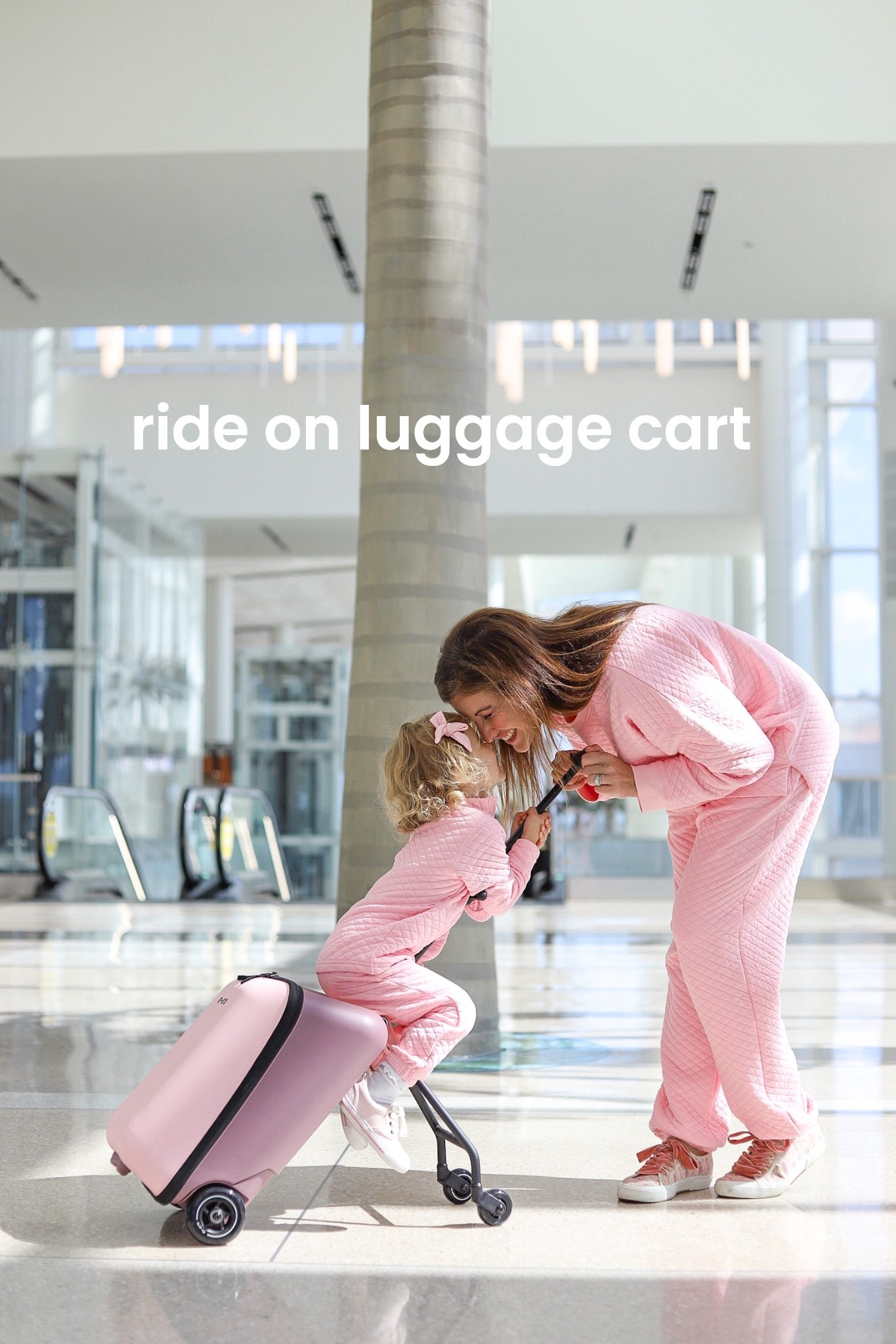 An essential travel item with children, a ride on, carry on, luggage cart.  

#LTKFamily #LTKKids #LTKTravel