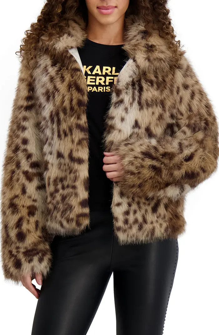 KARL LAGERFELD Faux Fur Jacket | Nordstromrack | Nordstrom Rack